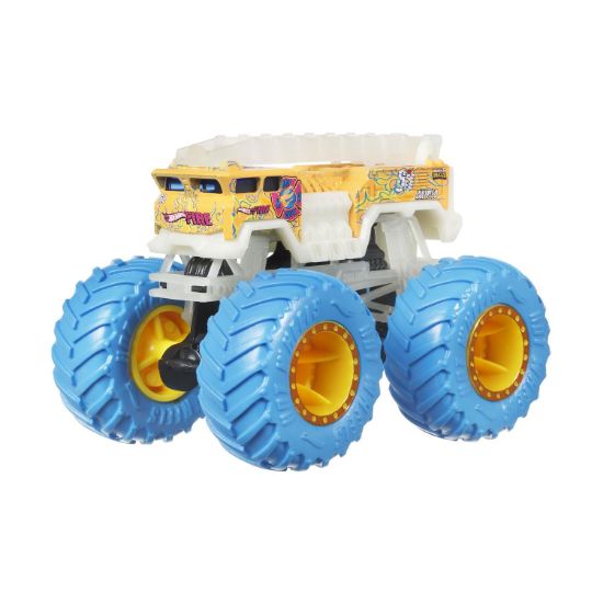 Picture of Mattel Hot Wheels: Monster Trucks Glow In The Dark - 5 Alarm Vehicle (JFX10)