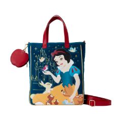 Picture of Loungefly Disney: Snow White Heritage Quilted Velvet Tote Bag (WDTB2944)