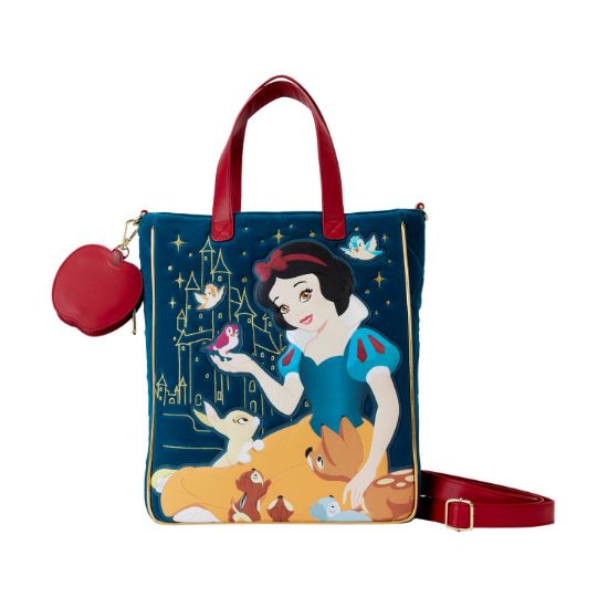 Picture of Loungefly Disney: Snow White Heritage Quilted Velvet Tote Bag (WDTB2944)