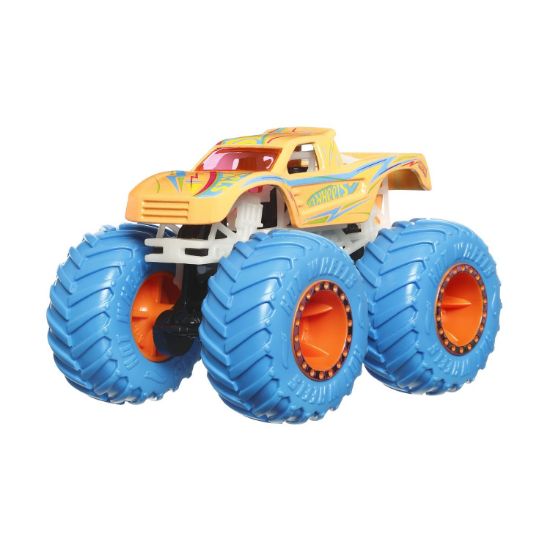 Picture of Mattel Hot Wheels: Monster Trucks Glow In The Dark - Podium Crasher Vehicle (JFX12)