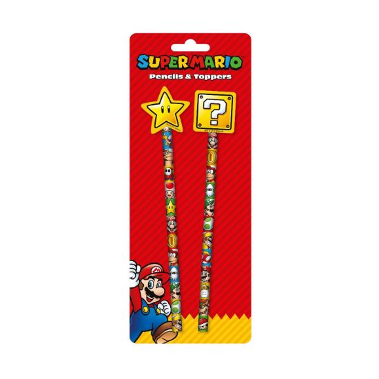 Picture of Pyramid Nintendo: Super Mario - Core Pencil Topper 2Pk (SR73432)