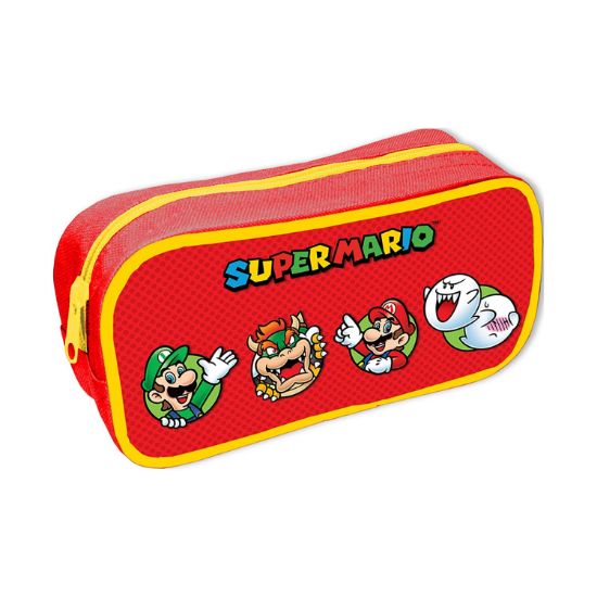 Picture of Pyramid Nintendo: Super Mario - Core Character Circles Rectangle Pencil Case (SR73309)