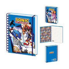 Picture of Pyramid: Sonic The Hedgehog - Comic Strip Jump Out A5 3D Notebook (SR74294)