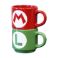 Picture of Pyramid Nintendo: Super Mario (Mario Luigi Initial) Stackable Mug Set (GP86738)