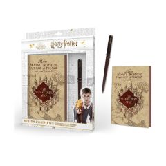 Picture of Pyramid Harry Potter: The Marauder's Map - Premium Notebook & Wand Pen Set (SR74636)