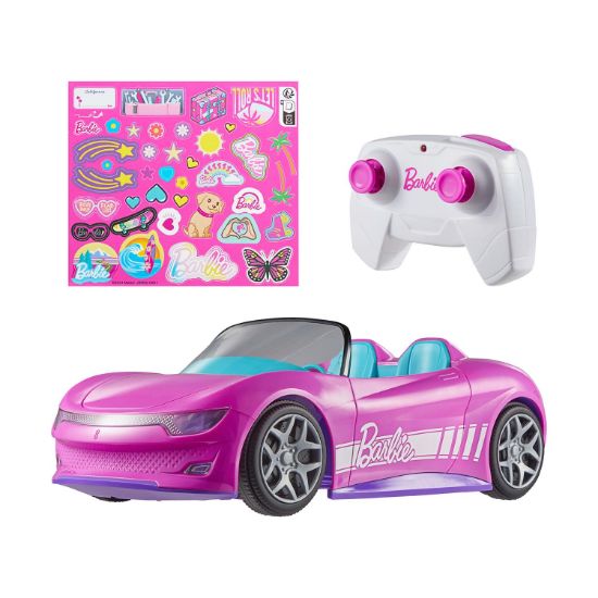 Picture of Mattel Hot Wheels R/C: Barbie RC Convertible - Pink Cabrio (JBH05)