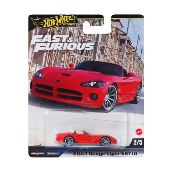 Picture of Mattel Hot Wheels Premium: Fast & Furious - 2003 Dodge Viper SRT 10 (JBL85)