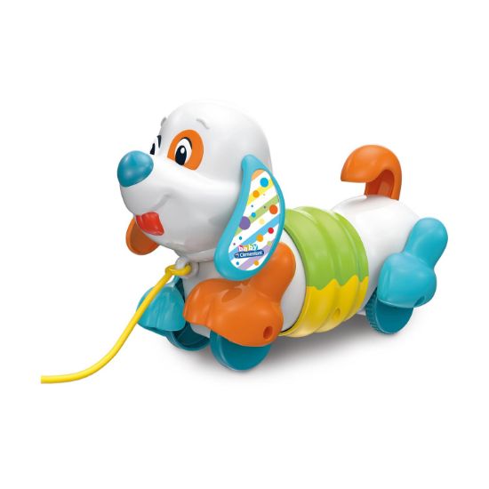 Picture of Baby Clementoni Baby Toddler Toy Charlie Pull Along Dog For 12-36 Months