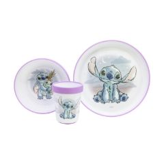 Picture of Stor: Stitch Cuddle Me - Baby Non Slip 3 Pcs Bicolor Premium Set In Gift Box (10995)