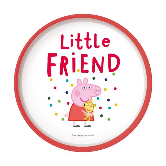 Picture of Stor: Peppa Pig - Little One Non Slip Bicolor Premium Plate (13493)