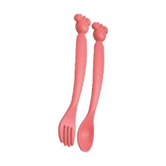 Picture of Stor:  Minnie Mouse - Toddler 2 Pcs Pp Shaped Cutlery Set  (13325)