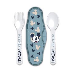 Picture of Stor: Mickey Mouse Full Of Smiles - Toddler 2 Pcs PP Traveling Spoons (10466)