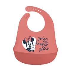 Picture of Stor: Minnie Mouse Heart Full - Toddler Silicone Bib  (10729)