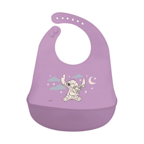 Picture of Stor: Stitch Cuddle Me - Toddler Silicone Bib  (10929)