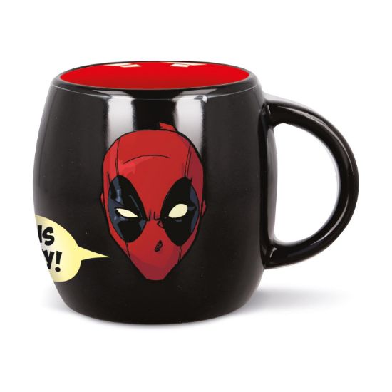 Picture of Stor: Deadpool - Young Adult Globe Mug In Gift Box (385ml) (11962)