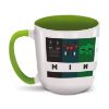 Picture of Stor:  Minecraft Squared Pattern - Young Adult Ceramic Elite Mug In Gift Box (385ml) (75618)