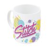 Picture of Stor: Stitch Hawaian Flower - Ceramic Mug In Gift Box (325ml) (88140)