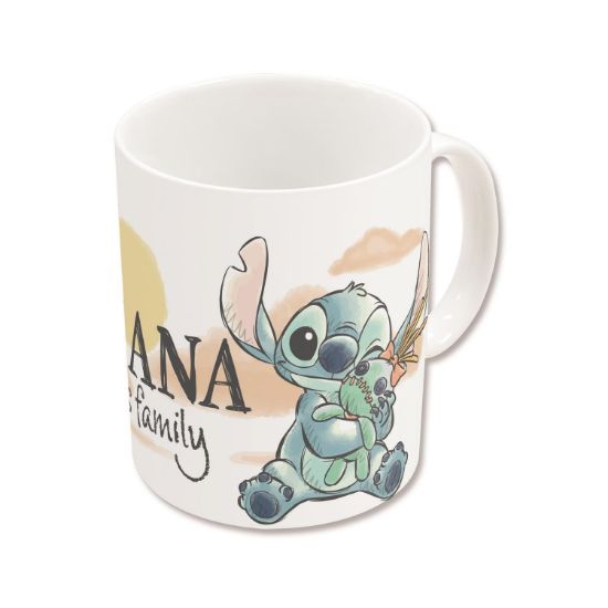 Picture of Stor: Stitch & Angel Ohana Dnls - Young Adult Ceramic Mug In Gift Box (325ml) (93492)