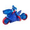 Picture of Hasbro Marvel Avengers: Epic World of Action - Captain America Shield-Shot Cycle Vehicle 4" Figure (G0889)