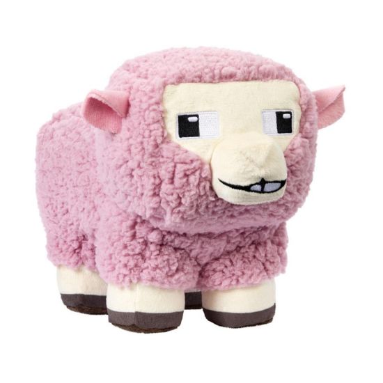 Picture of Mattel Minecraft: Pink Sheep Plush (20cm) (JFP56)