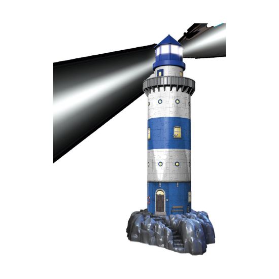 Picture of Ravensburger 3D Puzzle: Lighthouse At Night (216pcs) (12577)