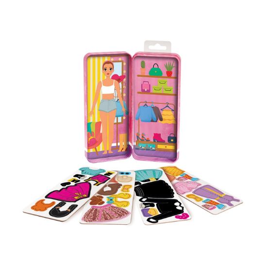 Picture of AS HappiHobbi: Fashion Girl - Magnet Tin (1029-64074)