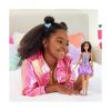 Picture of Mattel Barbie: Fashionistas #234 - Brown Hair with Metallic Purple Dress Doll (HYT92)