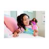 Picture of Mattel Barbie Doll: Fashionistas #225 - Curly Brown Hair with Pink Dress Curvy Dark Skin Doll (HRH22)