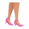 Picture of Mattel Barbie Doll: Fashionistas #225 - Curly Brown Hair with Pink Dress Curvy Dark Skin Doll (HRH22)