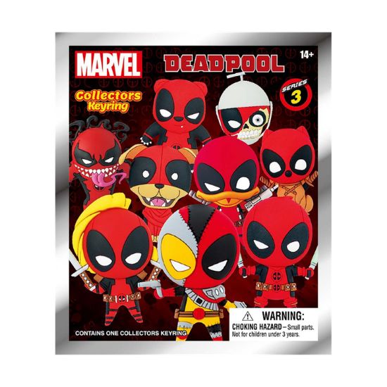 Picture of Monogram Marvel: Deadpool (Blind Bag/Random) 3D Foam Bag Clips Figures