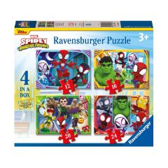 Picture of Ravensburger Marvel Puzzle: Spidey and his Amazing Friends - It's Spidey Time! (4in1) (12001064)