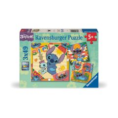 Picture of Ravensburger Disney Puzzle: Stitch - Aloha (3x49 pcs) (12004114)