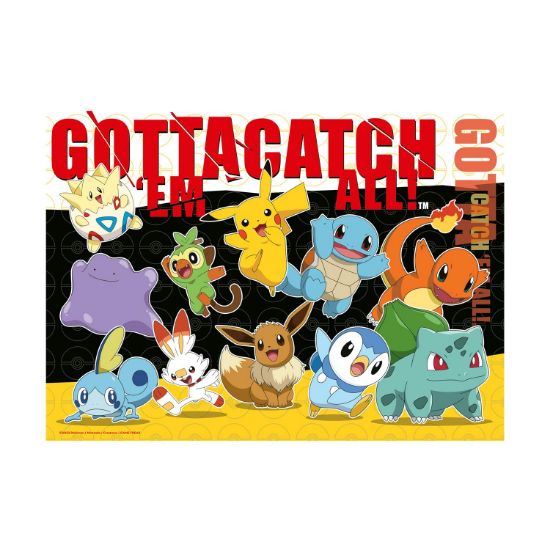 Picture of Ravensburger Puzzle: Pokemon - Gotta Catch'em All! Bumper Puzzle Pack (4x100 pcs) (05651)