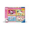 Picture of Ravensburger Puzzle: Hello Kitty - Let's Go, Hello Kitty! (4x100 pcs) (12004159)