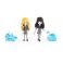 Picture of Spin Master Wizarding World: Magical Minis Patronus Friendship Set - Luna Lovegood & Cho Chang (6063831)