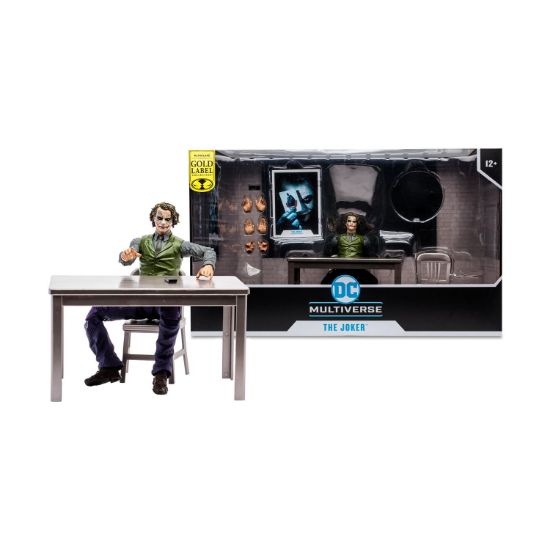 Picture of McFarlane DC Multiverse: Gold Label Collection - The Dark Knight - The Joker Interrogation Room Playset (18cm)