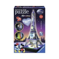 Picture of Ravensburger 3D Puzzle: La Tour Eiffel Disney Night Edition (216pcs) (12520)