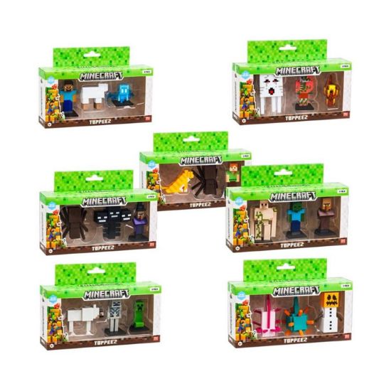 Picture of Giochi Preziosi: Minecraft - 3D Toppeez Figure 3 Pack (Random) (MNC10000)