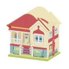 Picture of Giochi Preziosi Bluey: Wooden Carry Along House with 6 Figures (BLYA1000)
