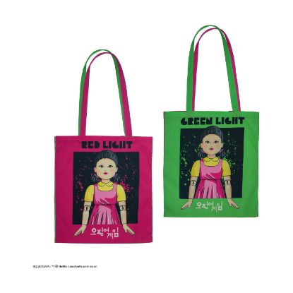 Picture of Cinereplicas TV Series: Netflix Squid Game - Red Light, Green Light Polyester Tote Bag (CR2344)
