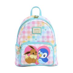 Picture of Loungefly Pokemon: Piplup And Eevee Friends Mini Backpack (PMBK0242)