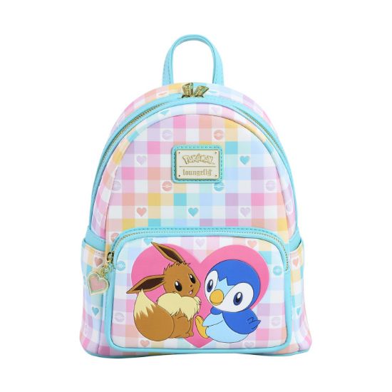 Picture of Loungefly Pokemon: Piplup And Eevee Friends Mini Backpack (PMBK0242)