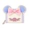 Picture of Loungefly Disney Minnie Floral And Lace Ears Zip Around Wallet (WDWA3269)