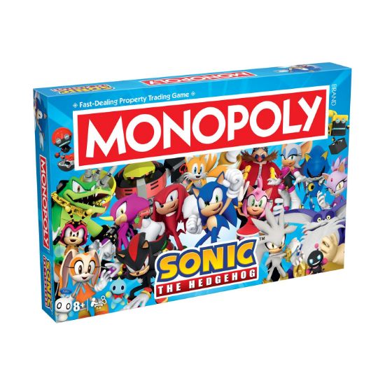 Picture of Winning Moves Monopoly: Sonic The Hedgehog Board Game (English Language) (WM04624-EN1)