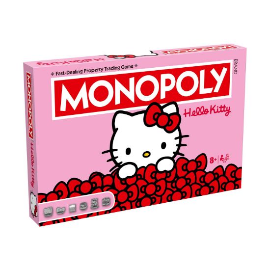 Picture of Winning Moves: Monopoly - Hello Kitty Board Game (English Language) (WM04863-EN1)
