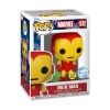 Picture of Funko Pop! Tees (Adult): Marvel - Holiday Iron Man (Glows in the Dark) Vinyl Figure & T-Shirt (XL)