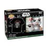 Picture of Funko Pop! & Tee (Adult): Star Wars - Holiday Stormtrooper (Metallic) Vinyl Figure & T-Shirt (M)