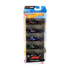 Picture of Mattel Hot Wheels: Formula 1 Themed Racing Team 1:64 - Set of 5 (JGF58)