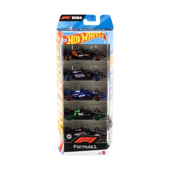 Picture of Mattel Hot Wheels: Formula 1 Themed Racing Team 1:64 - Set of 5 (JGF58)