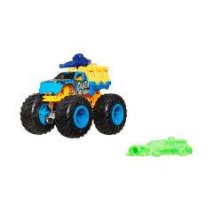 Picture of Mattel Hot Wheels Monster Trucks: Beast Bashers - Crush Delivery Die-Cast Vehicle (JCD79)